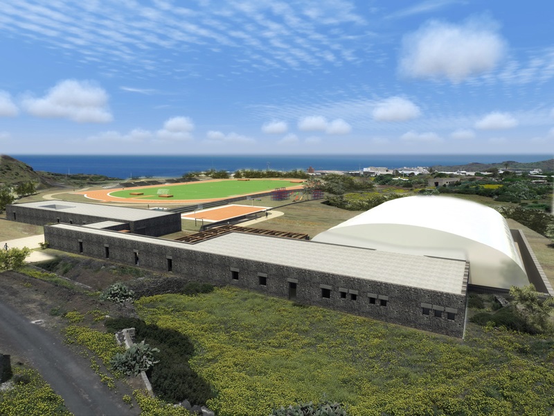 Progettazione impiantistica con studio energetico del nuovo centro sportivo di Pantelleria.